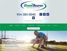 Tablet Screenshot of greensourceinc.com